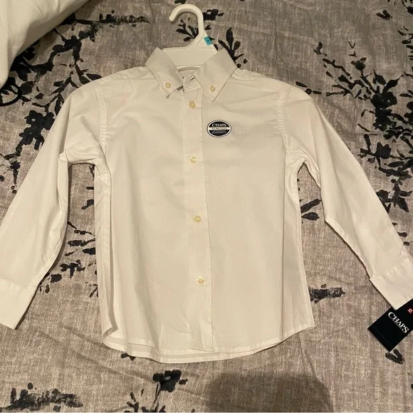 chaps white dress shirt Chaps | Shirts & Tops | Chaps White Long Sleeve Dress Shirtholiday Shirtchristmas Shirt